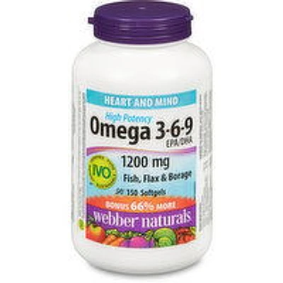 Webber Naturals - Webber Omega 369 1200mg, 150 Each