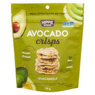 HIPPIE SNACKS - Avocado Crisps - Guacamole, 70 Gram