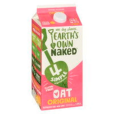 Earth's Own - Oat Beverage Naked Original Gluten Free, 1.75 Litre