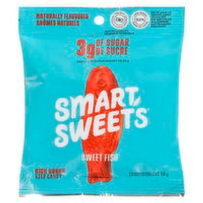 Smart Sweets - Sweet Fish Candy - Berry, 50 Gram