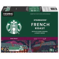 Starbucks - French Roast Coffee K-Cups, Dark Roast