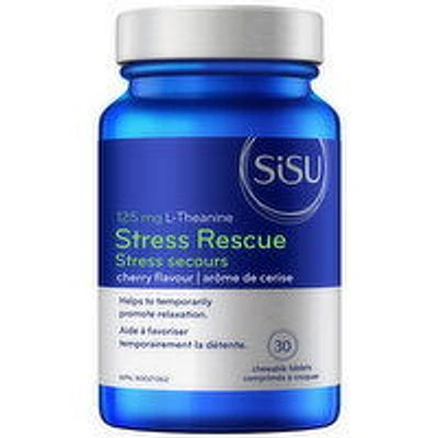 Sisu - Stress Rescue Cherry 125mg, 30 Each