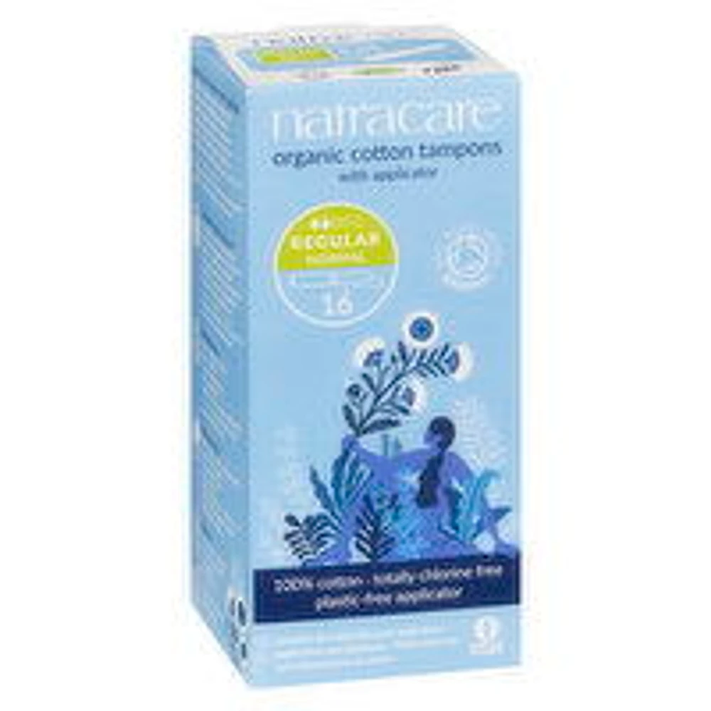 Natracare - Organic Cotton Tampons Regular, 16 Each