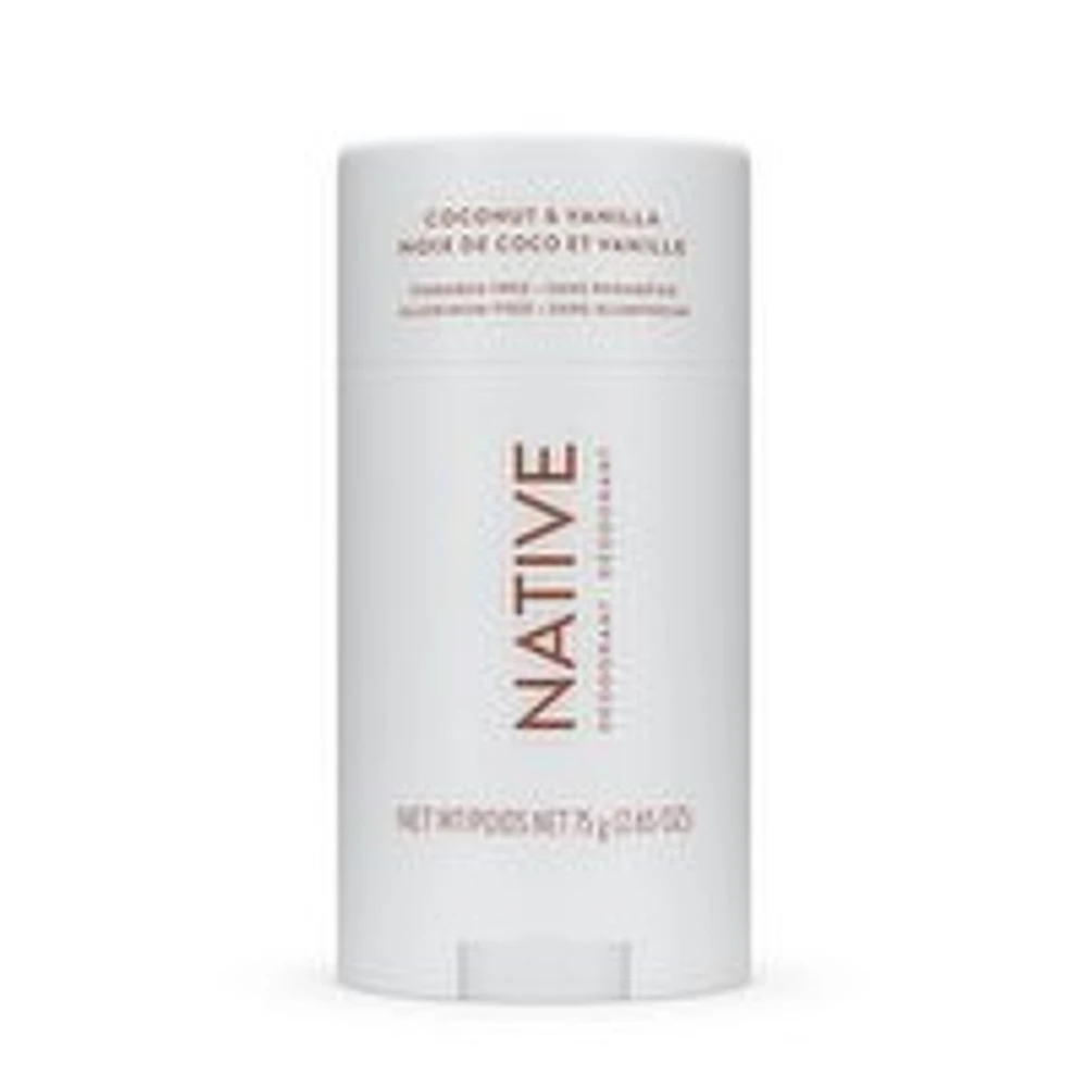 NATIVE - Natural Deodorant, Coconut Vanilla, 75 Gram