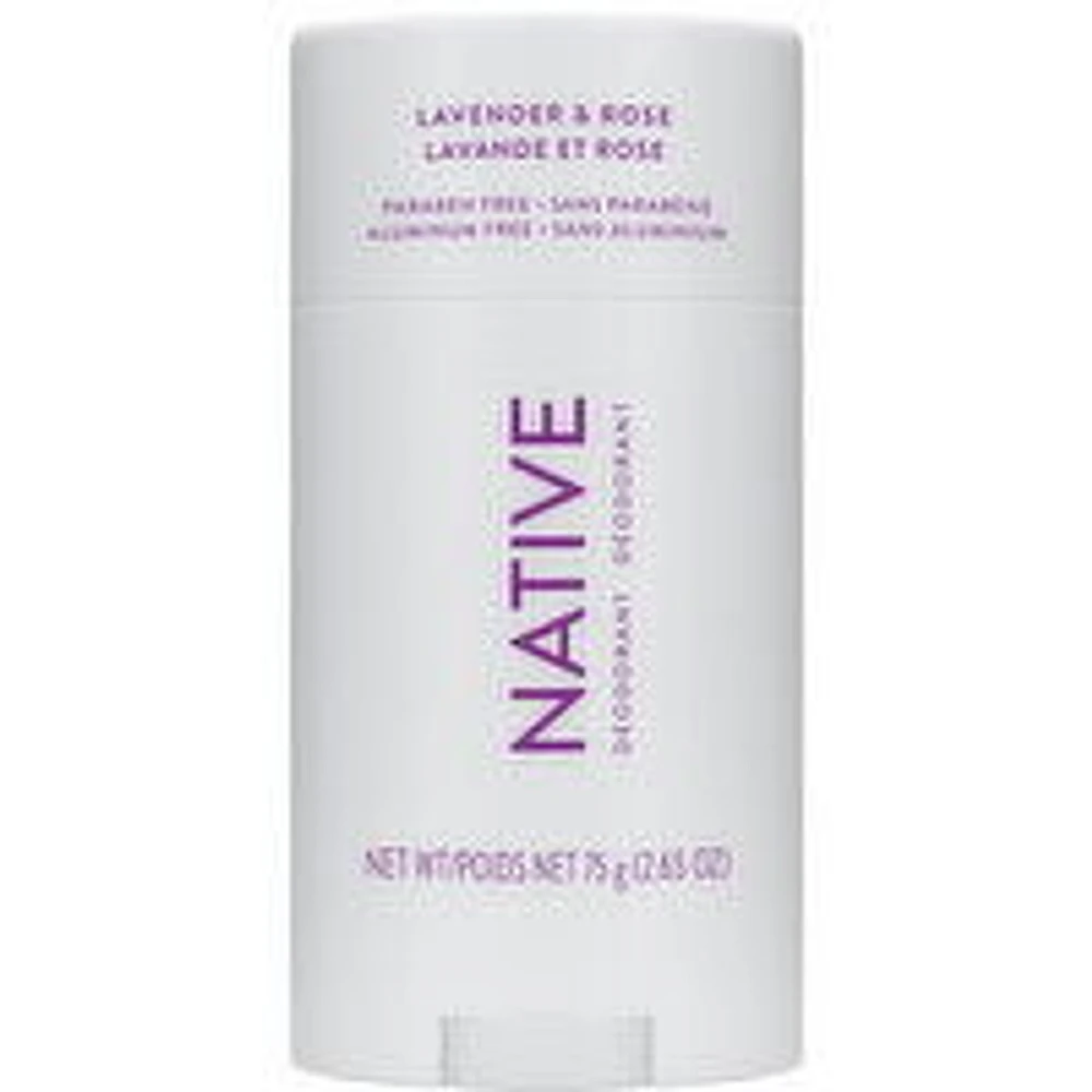 Native - Natural Deodorant, Lavender Rose, 75 Gram