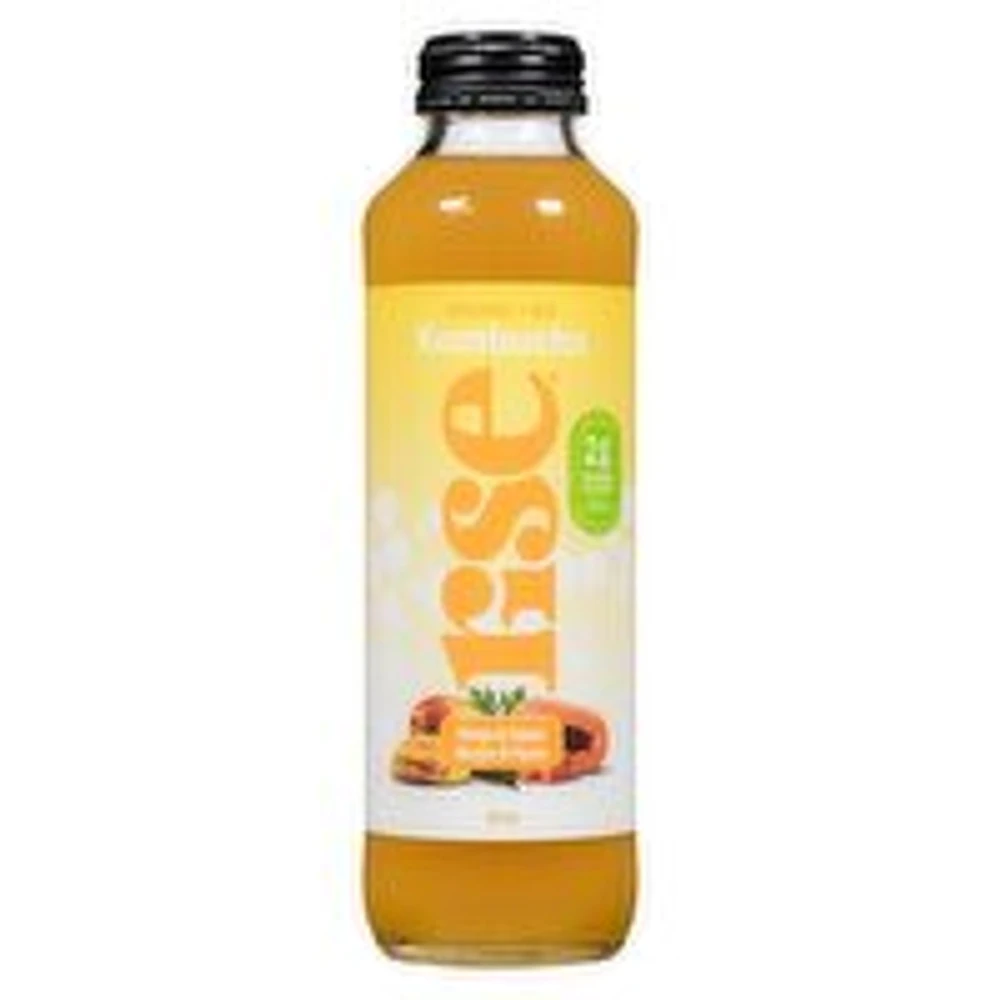 RISE - Mango & Papaya Kombucha, 414 Millilitre