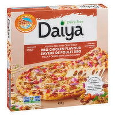 DAIYA - Dairy Free Gluten Free BBQ Plant-Based Chicken Flavour Vegan Pizza, 433 Gram