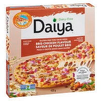 DAIYA - Dairy Free Gluten Free BBQ Plant-Based Chicken Flavour Vegan Pizza, 433 Gram