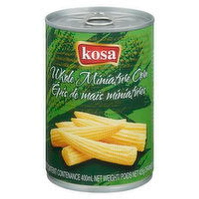 kosa - Can Baby Corn Whole, 425 Gram