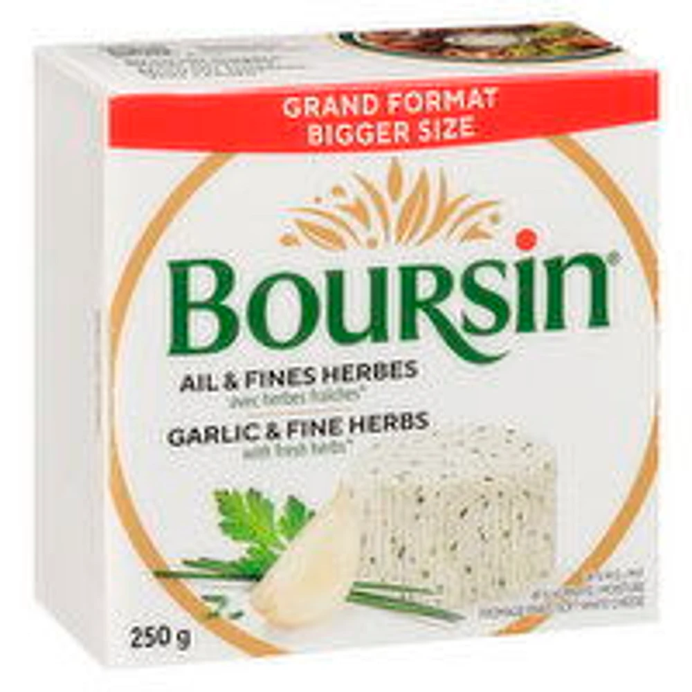 Boursin - Garlic & Fine Herbs, 250 Gram