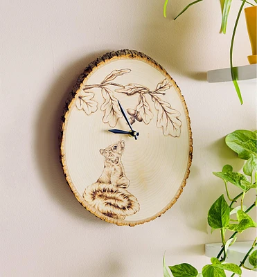 Make It Yourself Pyrography Clock & Coasters Kit