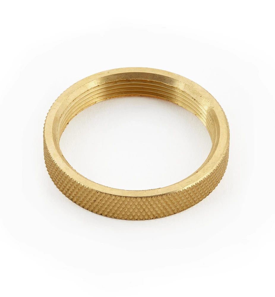 Common Ring Nut for 1 3/16" and 3/4" Brass Template Guides Router Plate Inserts