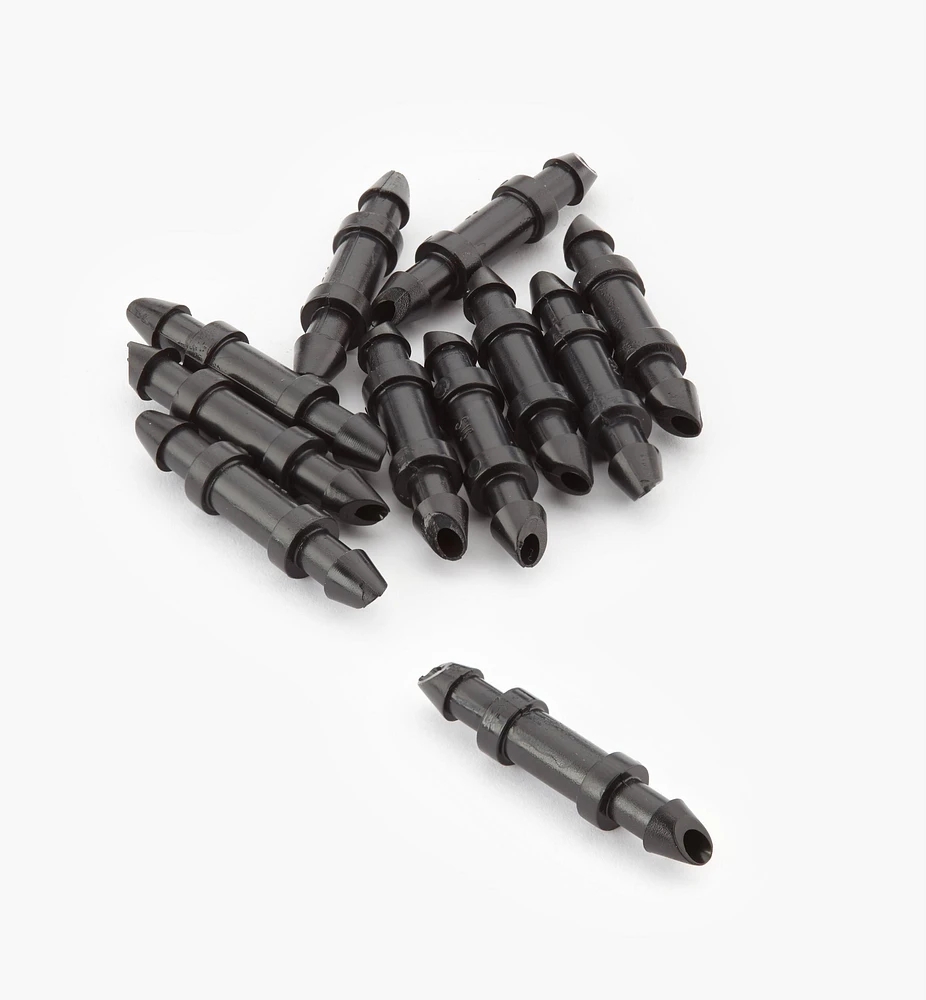 1/4" Straight Connectors for Irrigation Systems