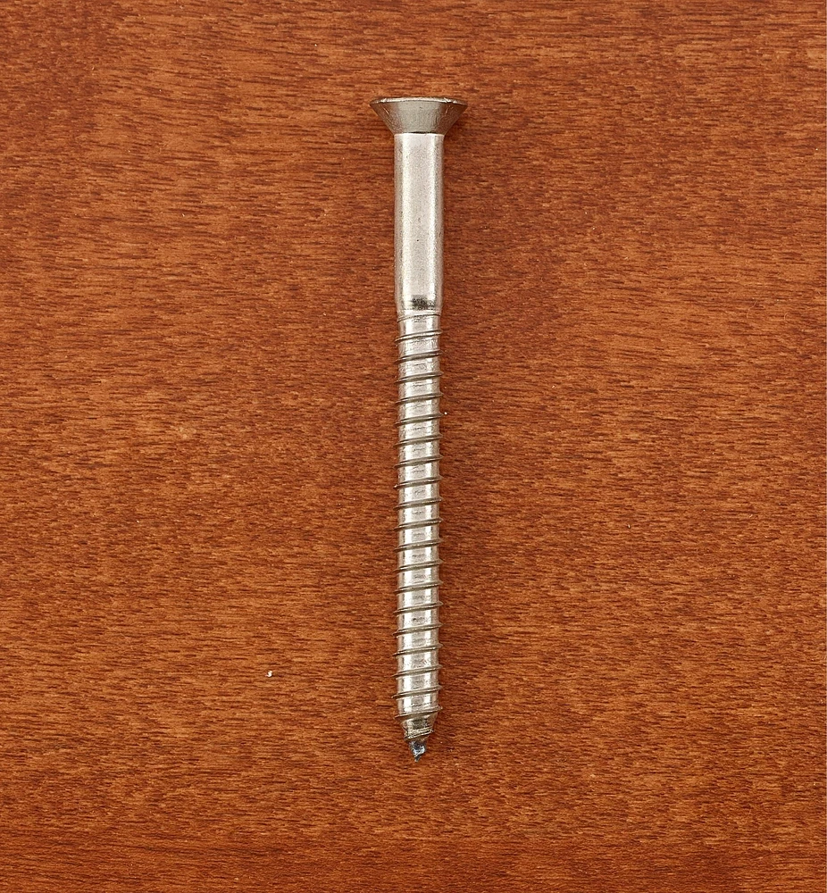 Vis à tête fraisée no 12 en acier inoxydable 316