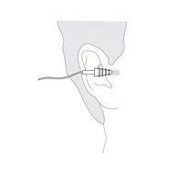 Bouchons d'oreilles avec cordon AirSoft