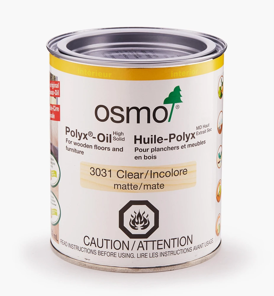 Huile-cire dure Osmo Polyx, mate