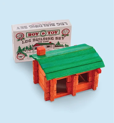 Jeu de construction en rondins de 37 pièces
