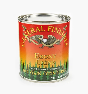 Teinture à colorant soluble à base d'eau General – ébène