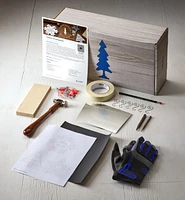 Make It Yourself Pierced-Tin Ornaments Kit