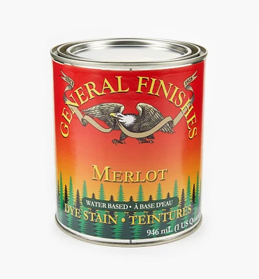Teinture à colorant soluble à base d'eau General – merlot