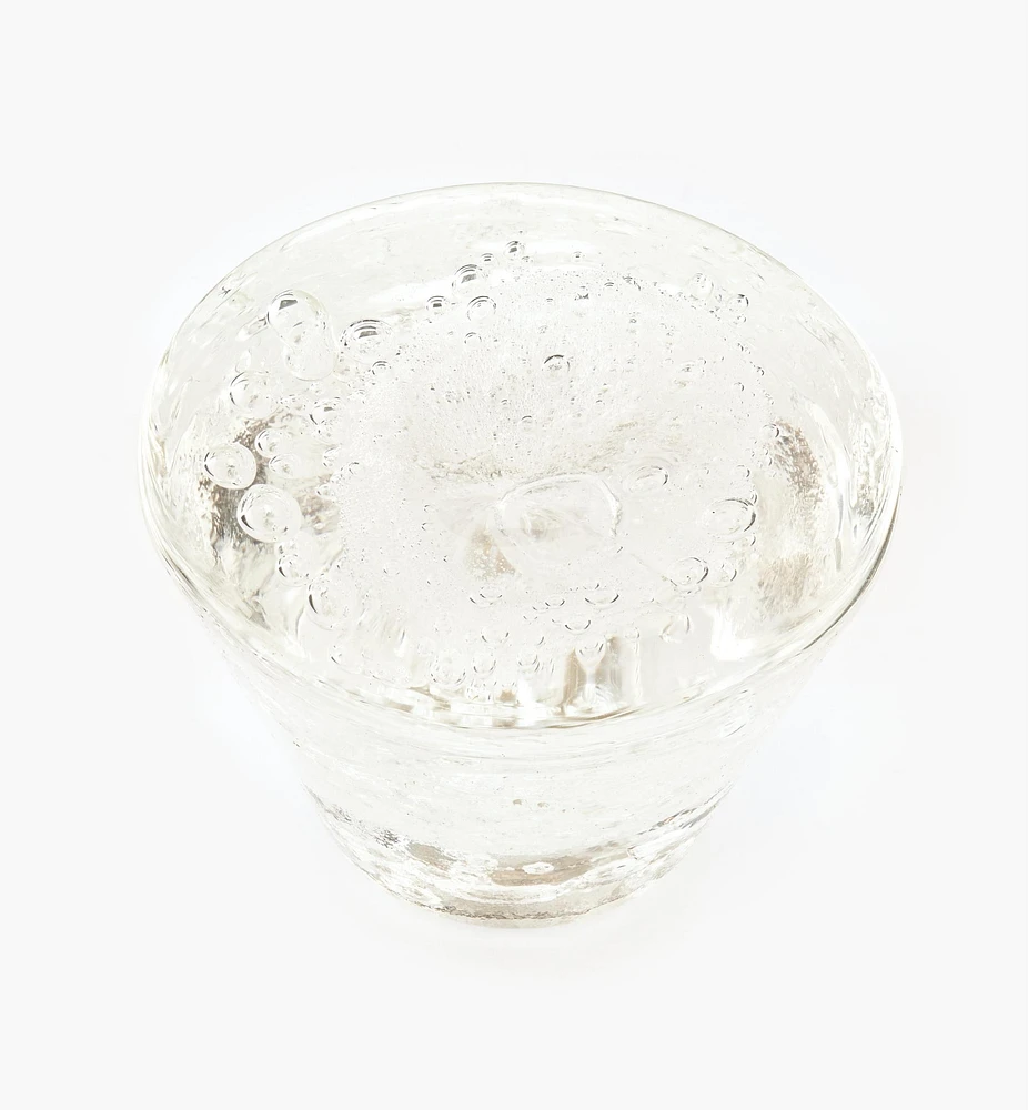 Bouton en verre de Murano Laguna