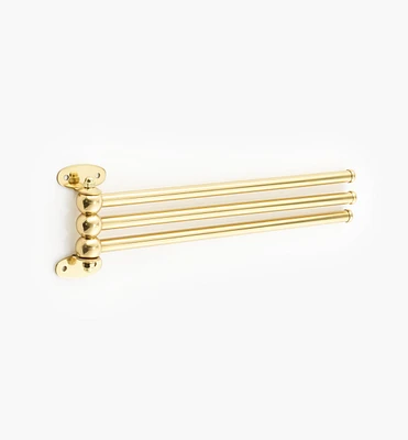 Porte-serviettes pivotant à 3 bras