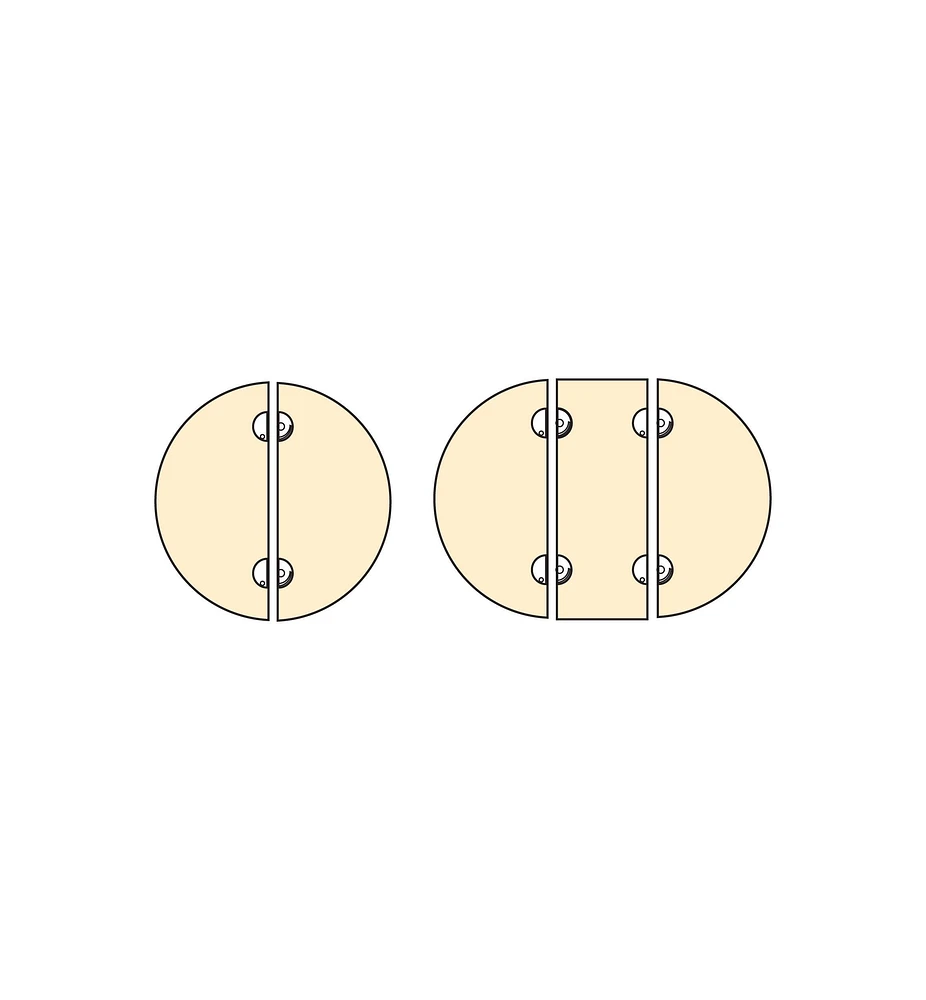 Table-Leaf Fastener