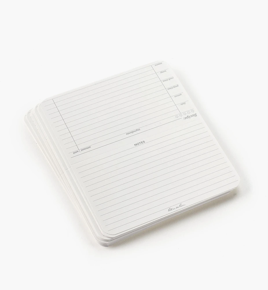 Spill-Proof Recipe Cards