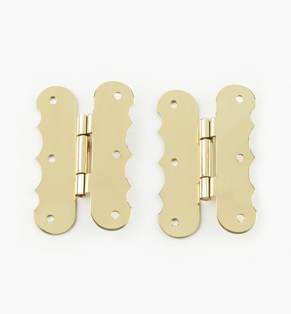 Narrow Scalloped Hinges