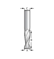 High-Speed Steel Onsrud Spiral Router Bits
