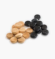 Wooden Crokinole/Checker Pieces
