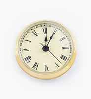 Horloge encastrable de 2 3/4 po à chiffres romains