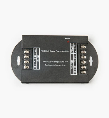 Amplificateur de signal pour luminaire à DEL à couleur réglable (RVB) (12 V)