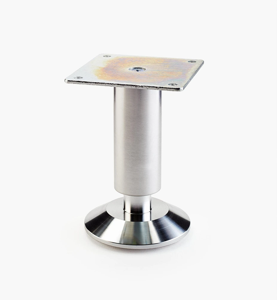 Pied de meuble réglable en aluminium