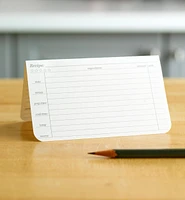 Spill-Proof Recipe Cards