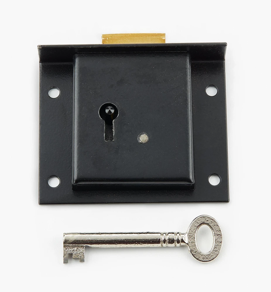 Japanned Steel Till Lock