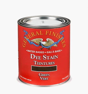 Teinture à colorant soluble à base d'eau General – vert