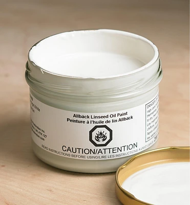 Allbäck Vintage White Linseed Oil Paint