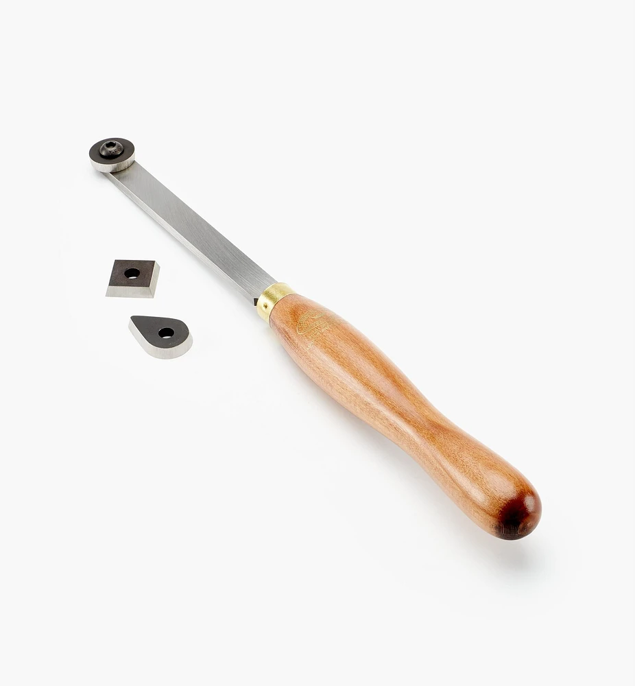 Racloir à plaquettes interchangeables