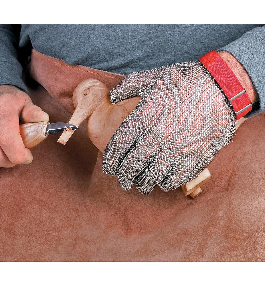 Gant en mailles d'acier pour sculpteur