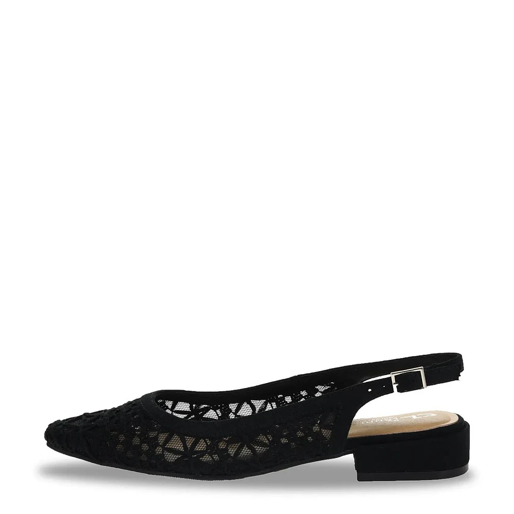 Women's Savana Crochet Mesh Slingback Shoe