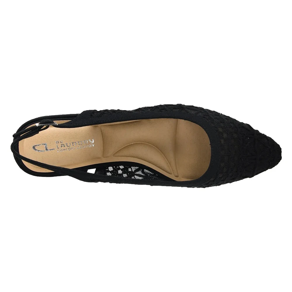 Women's Savana Crochet Mesh Slingback Shoe