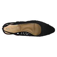 Women's Savana Crochet Mesh Slingback Shoe