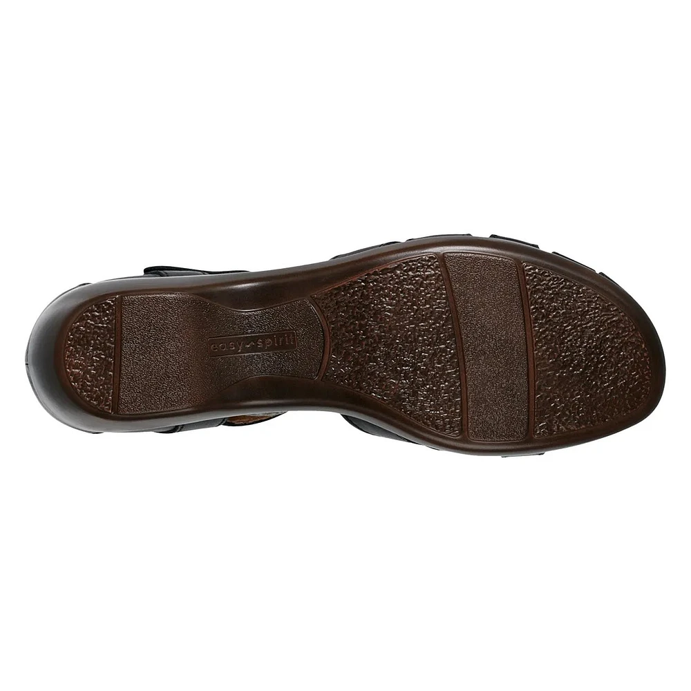 Women's Darlyn Fisherman Leather Wide Width Sandal