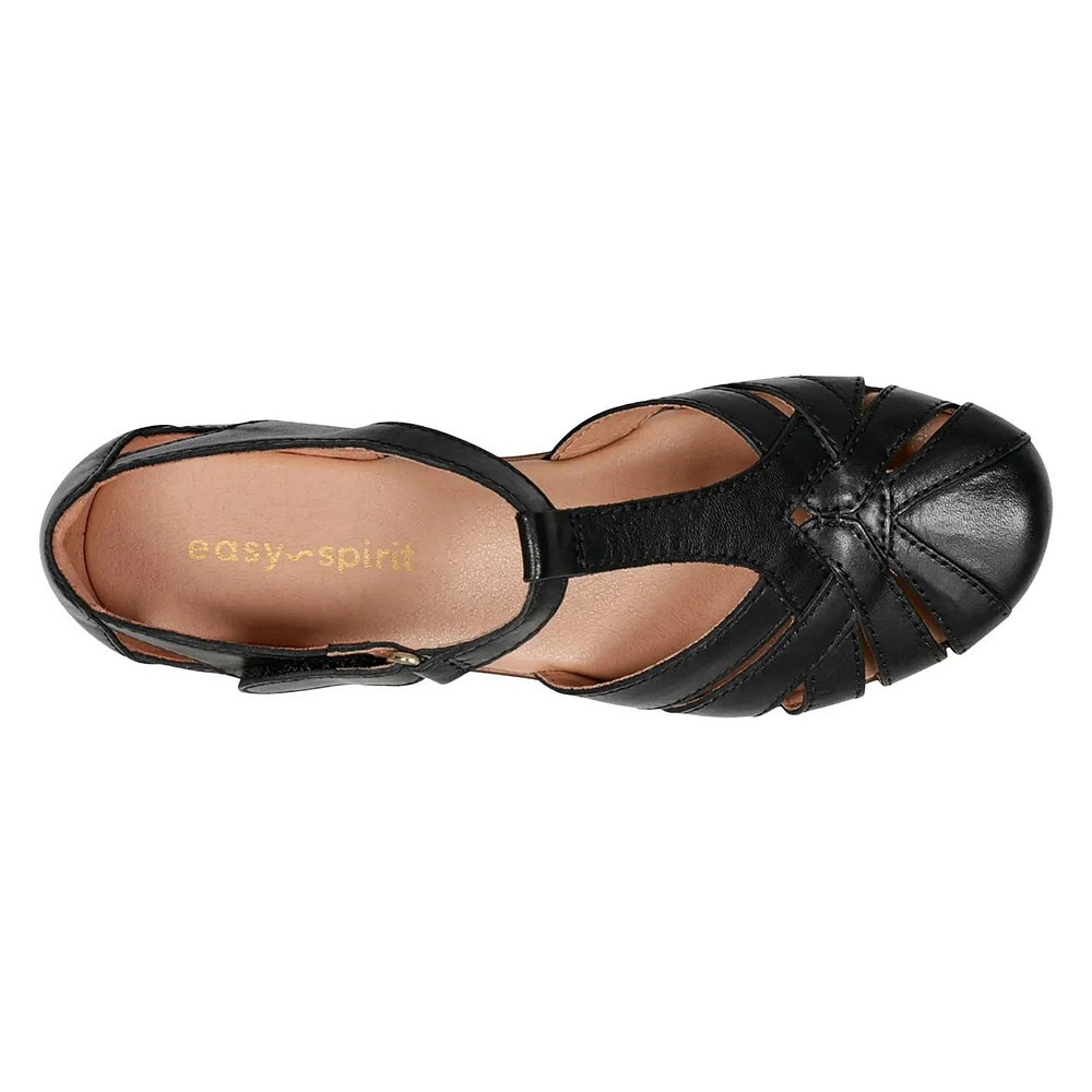 Women's Darlyn Fisherman Leather Wide Width Sandal