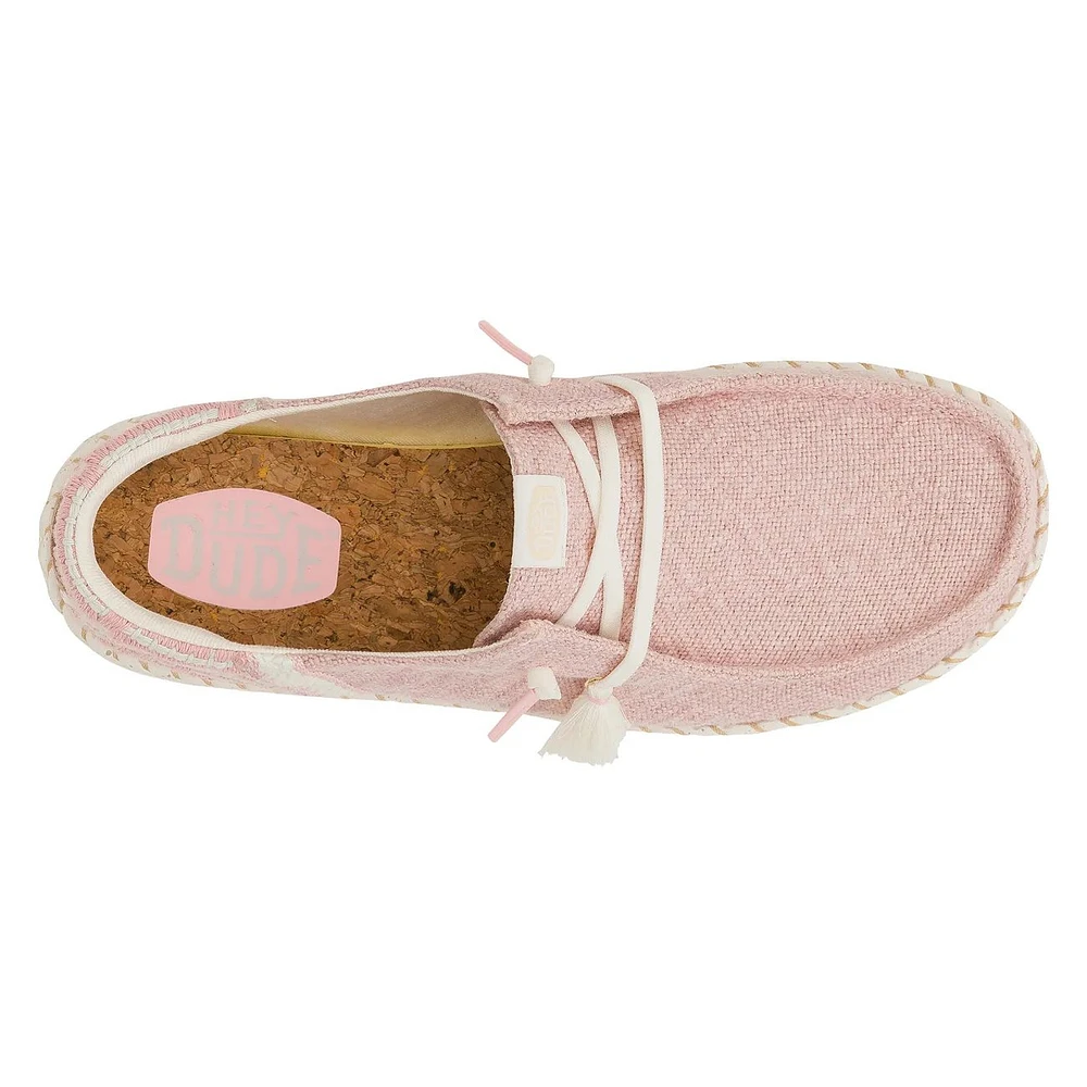 Women's Wendy Funk Coastal Jute Moc Toe Slip-On