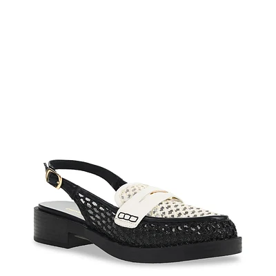 Women's Painted Slingback Loafer Mule
