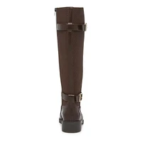 Women's Sham Wide Width Calf Knee High Riding Boot