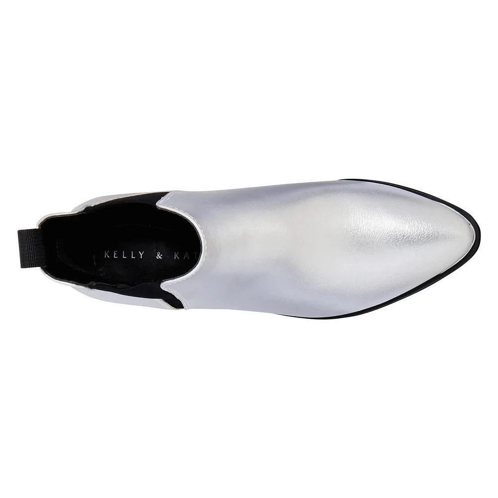 Metallic Chelsea Boot