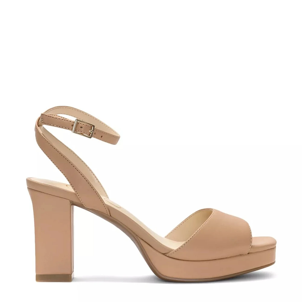 Ellar Heeled Platform Sandal